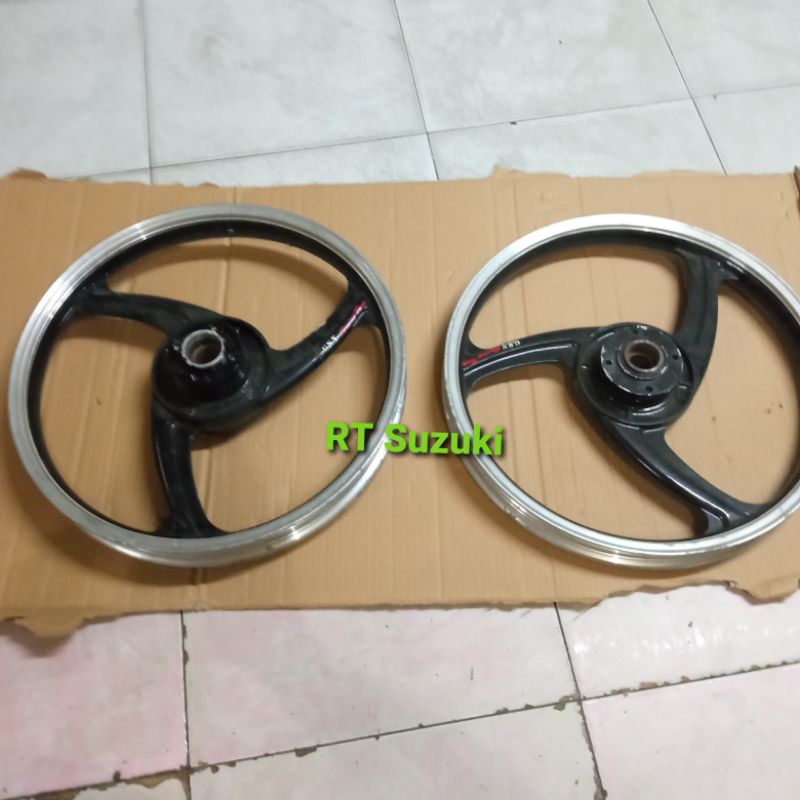 Velg Dobel Disk DD Suzuki Satria Hiu Lumba palang 3