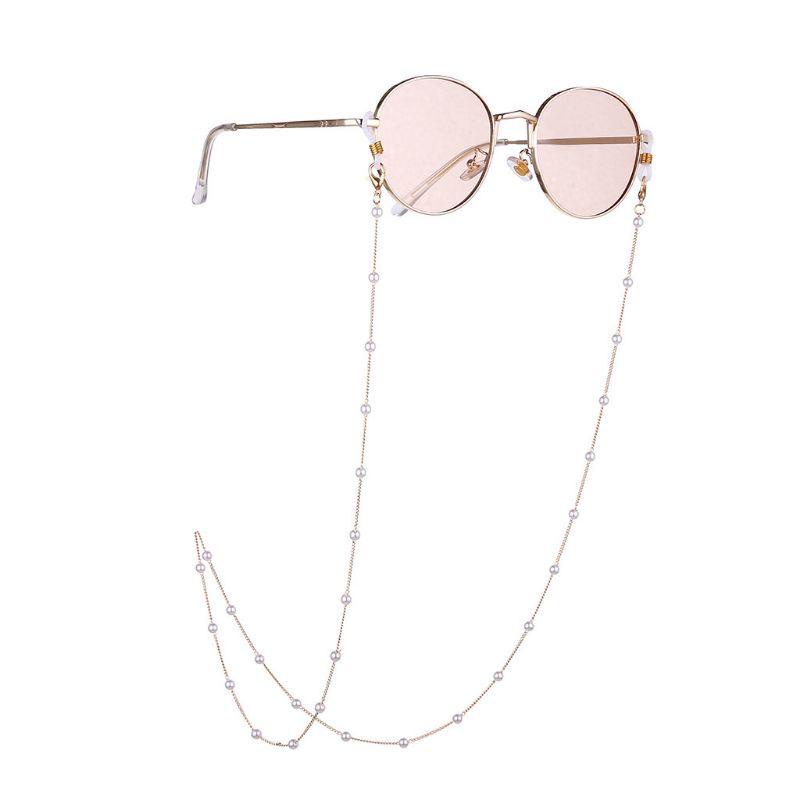 Senada Victory Strap Mask Chain Mutiara 2 in 1 Strap Kacamata 2 Fungsi Mutiara Rantai SKM023