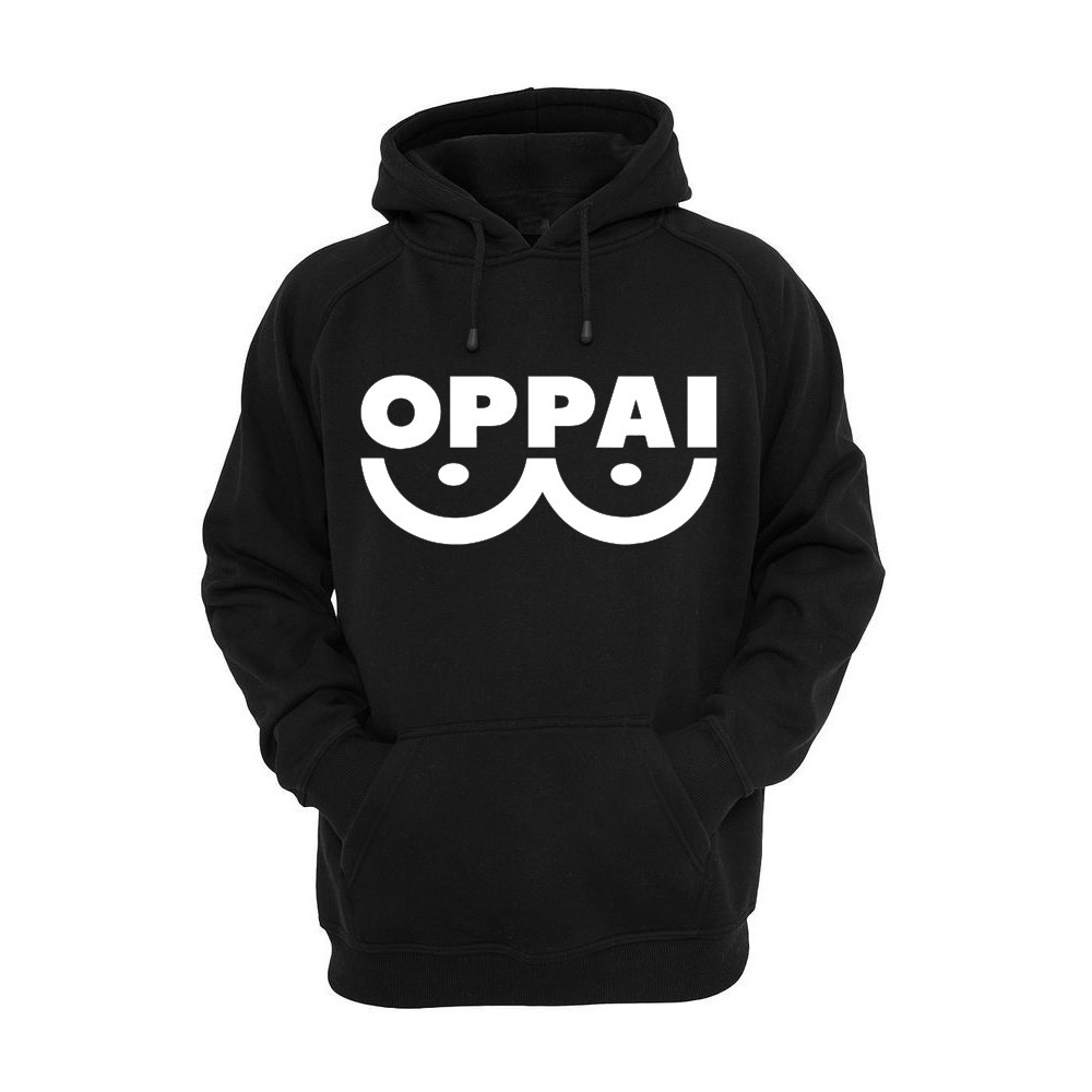 Sweater Anime ONE PUNCH MAN Oblong / Hoodie OPPAI Jumper Pria Wanita Size S M L XL XXL XXXL