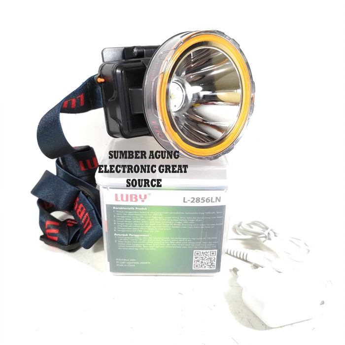 Luby L2865LN Senter Kepala L2865 2865 20W 36Jam LED Cree Anti Air