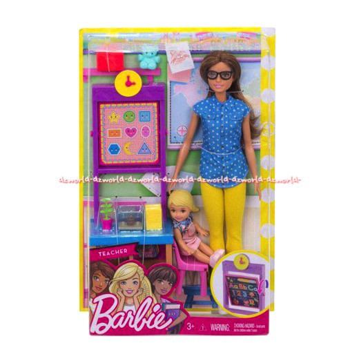 Barbie Teacher Learning Boneka Berbi Menjadi Guru Berbie Doll Barbie Careers Teacher Playset