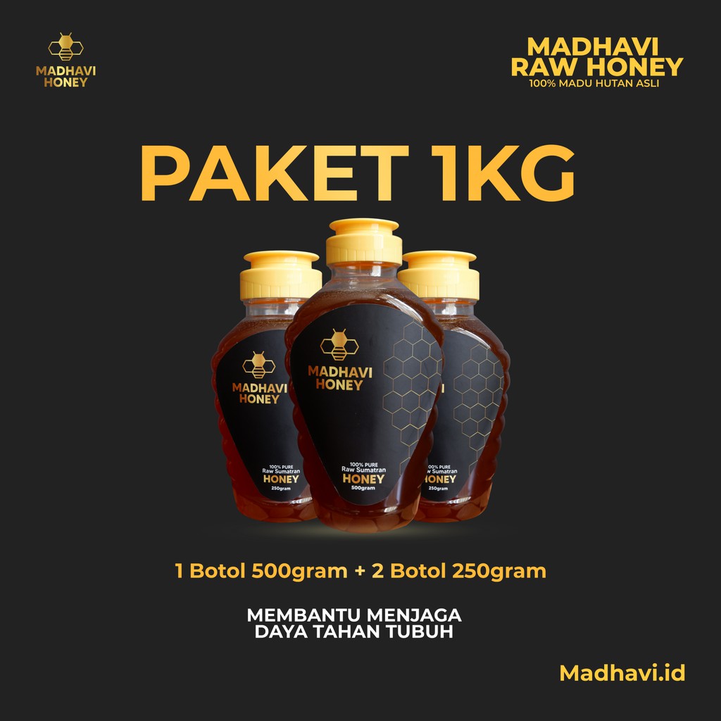 

Madu Murni Alami Organic Madhavi 1Kg