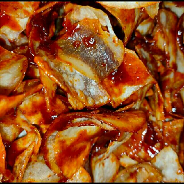 

Keripik singkong pedas/balado 100gram