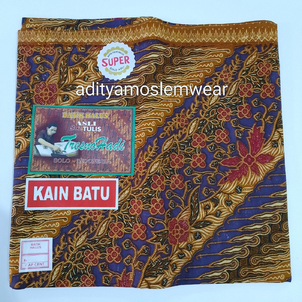 KAIN SAMPING KEBAT PANJANG / KAIN JARIK BATIK TRESNO HADI / KAIN BATU HALUS