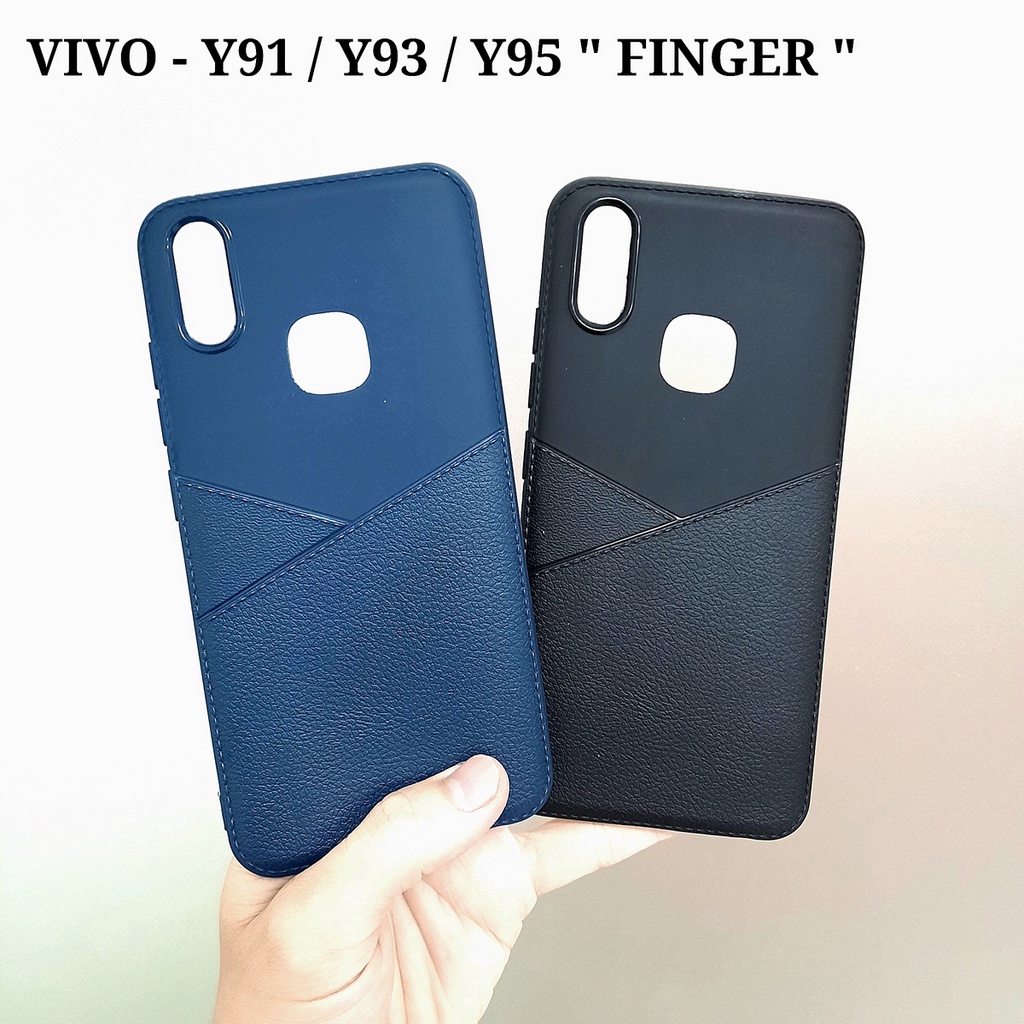 VIVO Y91 / Y95 Y91C / Y93 / Y1S V11 V11I  - LEATHER Soft Case Patterns Business