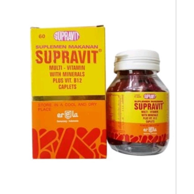 Supravit Food Supplement multi vutamin 60 capsul