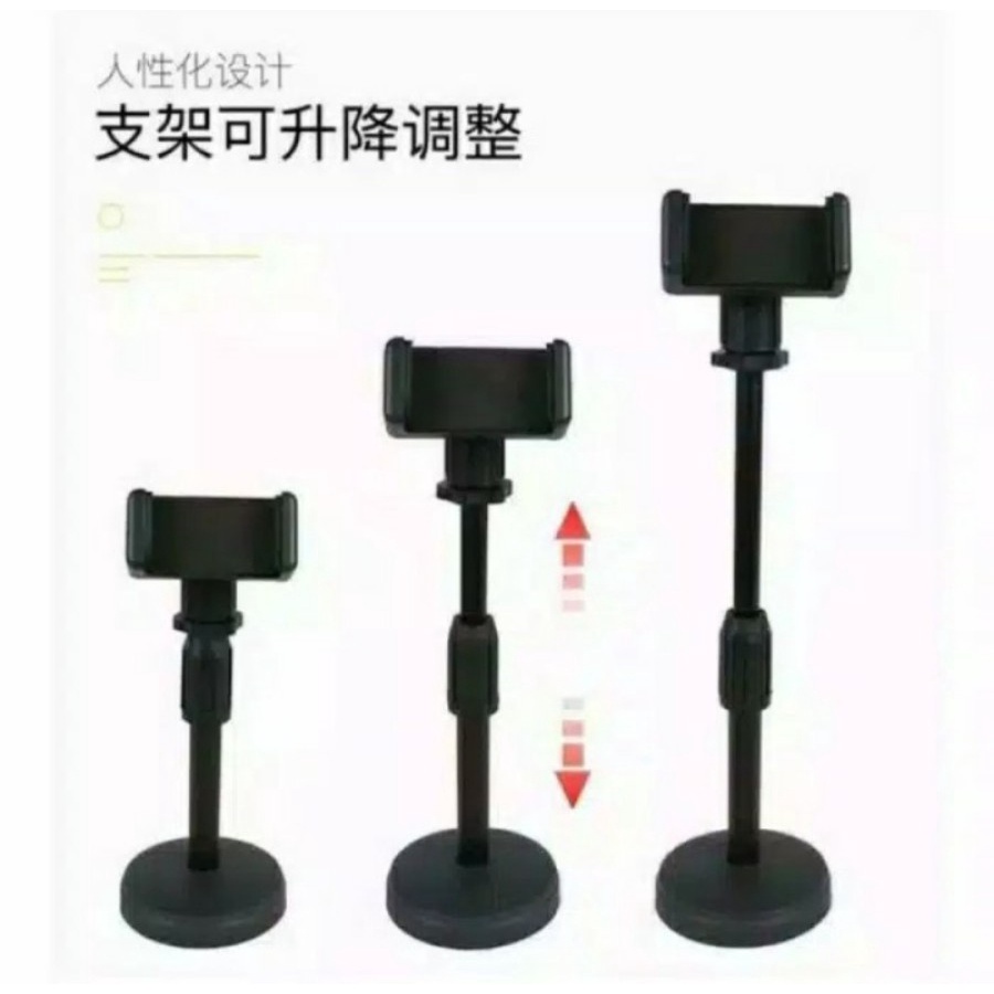 Phone Holder Stand Meja HD-25 Folding Desktop Support Table Standing HD 25 Berdiri untuk Meeting Review Vlog