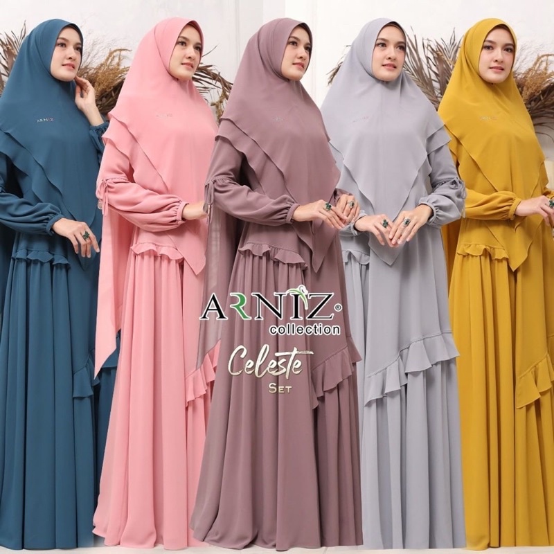 Celeste Set Syari Original By Arniz Collection