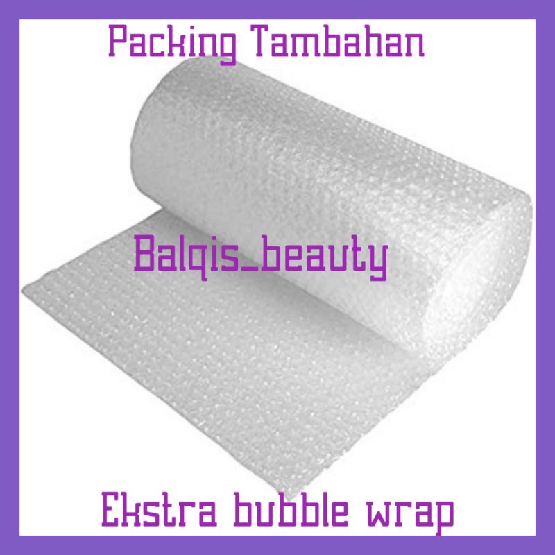 

Bubble Wrap Tambahan Pengaman Packingan