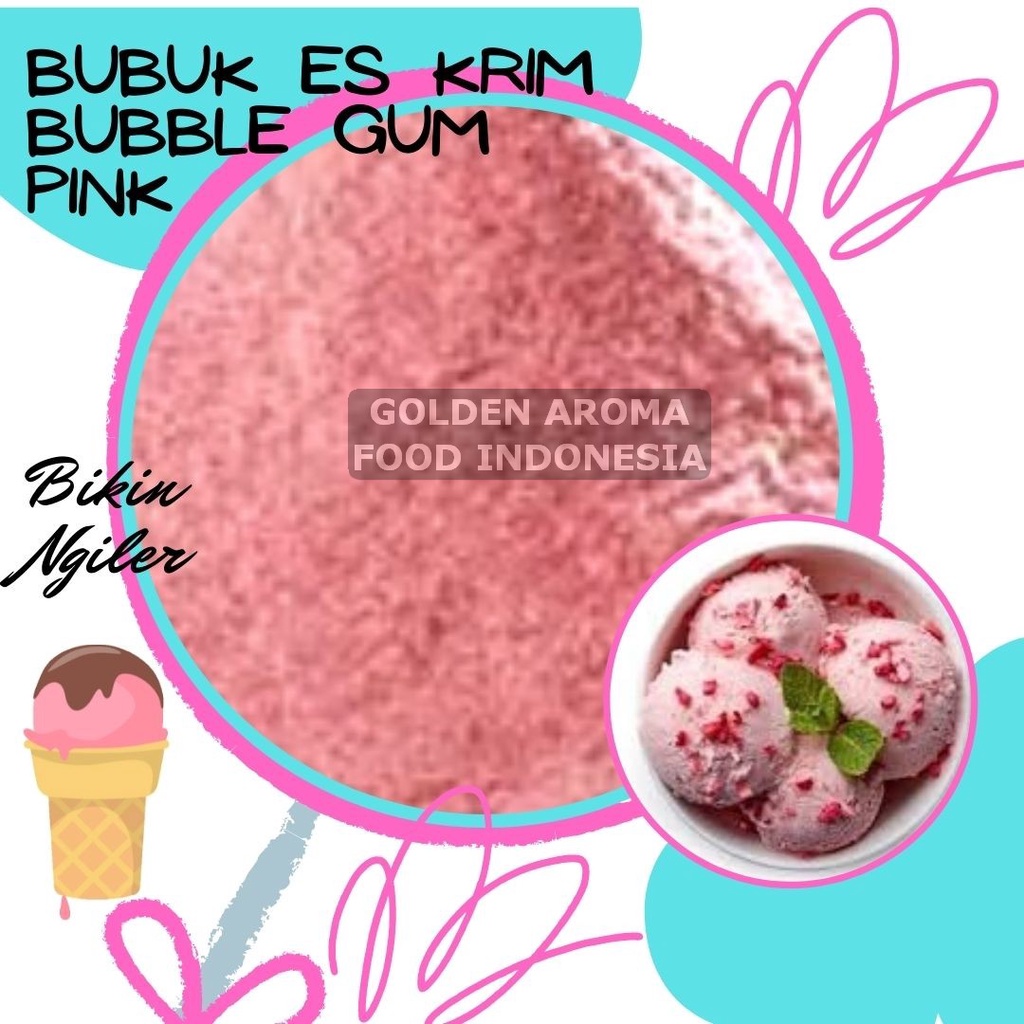 

Bubuk Es Krim Bubble Gum Pink 1 Kg l Serbuk Ice Cream Bubble Gum Pink 1Kg Eskrim Kiloan Bahan Instan Premix Soft Hard Gelato Siap Pakai Murah yang Paling Terenak Halal Terlaris Terbaik Boba Kekinian GAFI Jual Instant Suntik Tempat Terdekat