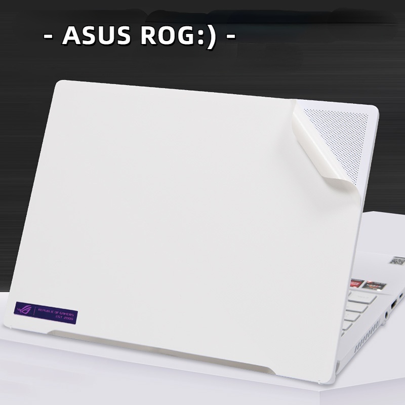 Stiker Skin Vinyl Transparan Warna Hitam Polos Untuk ASUS ROG G513Q FX506HC FX506HM Zenbook U3700J U3700 Adolbook 2020 Adolbook