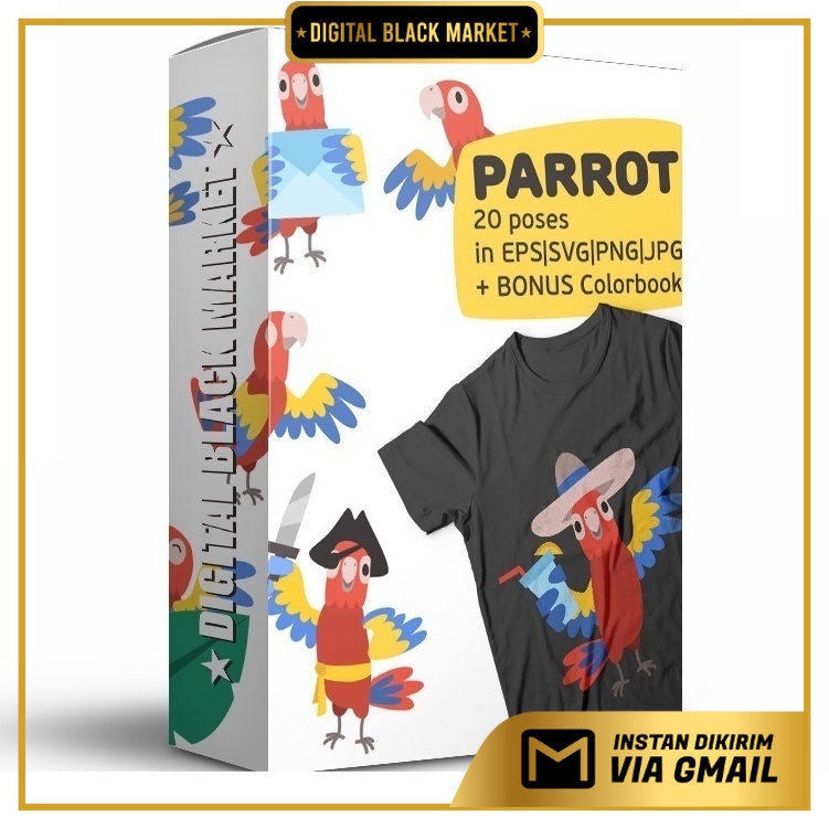 Parrot Bundle - Vector Designs