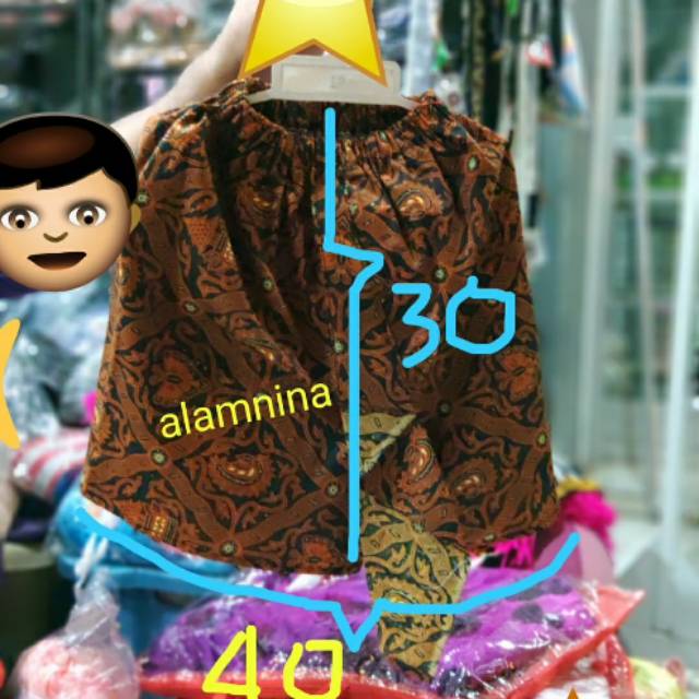 rok bawahan Jarik batik instan