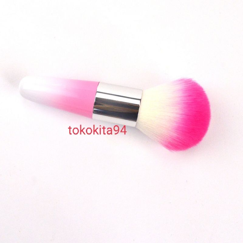 Kuas Blush On Besar Rainbow Satuan Warna 11 Cm- Brush Blush On Make Up 1 Pcs