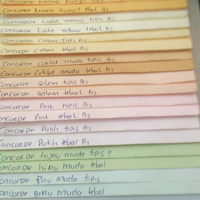 

Kertas Concorde Tebal 220 Gsm A4 Uk 21 cm X 29,7 cm All Colour - Putih