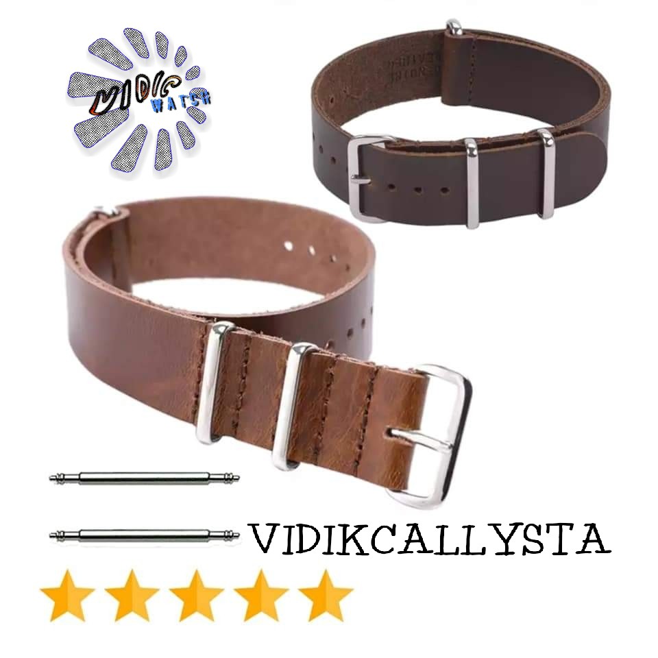 G10 Ballistics Leather nato Zulu strap Watch Strap 18mm 20mm 22mm