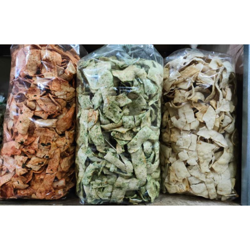 

Kerupuk Slondok Original / Pedas 250 Gr Thaurus Shop