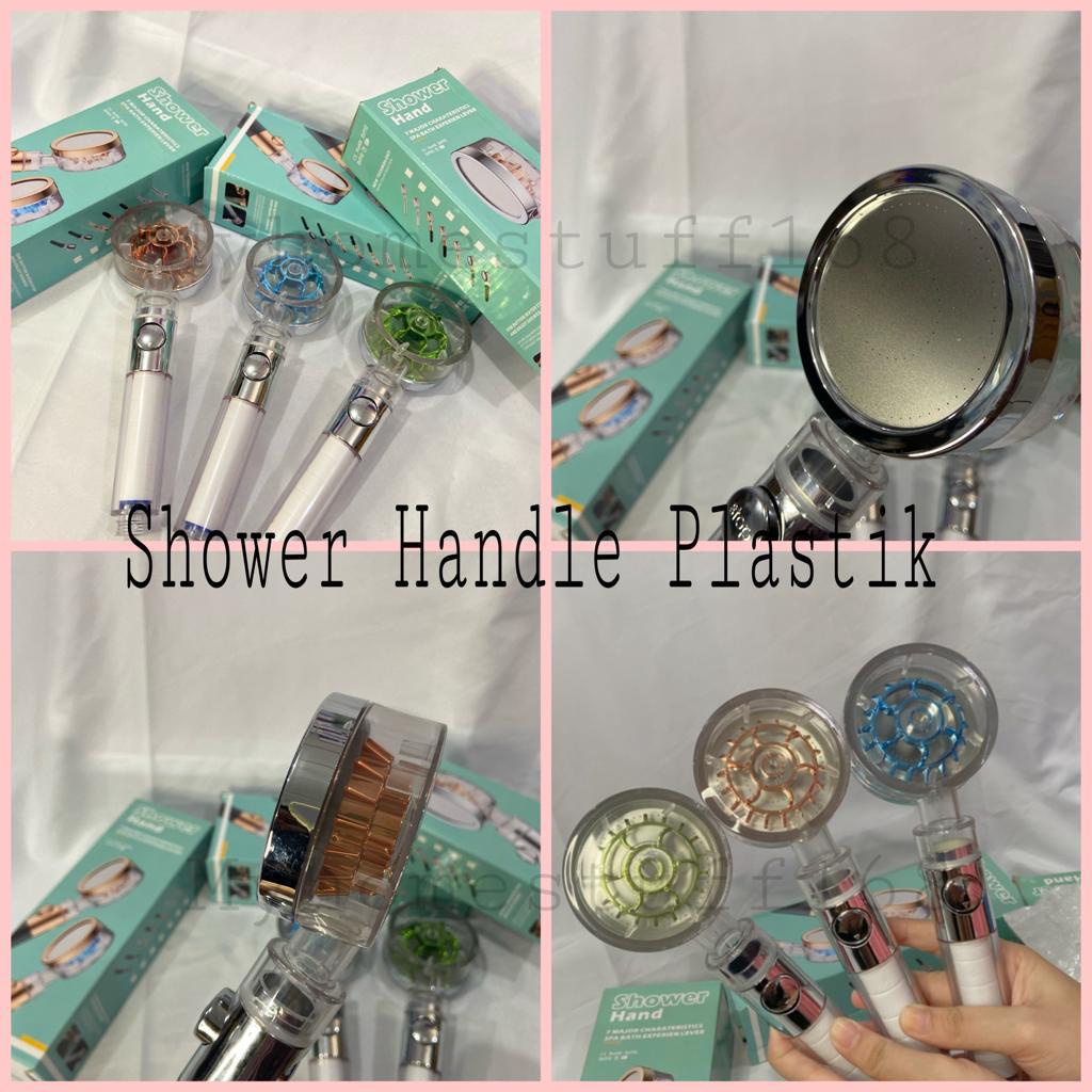 SHENAR SHOWER PLASTIC HANDLE SHOWER MANDI TURBO FAN HAND SHOWER MANDI SET KIPAS TURBO HEMAT