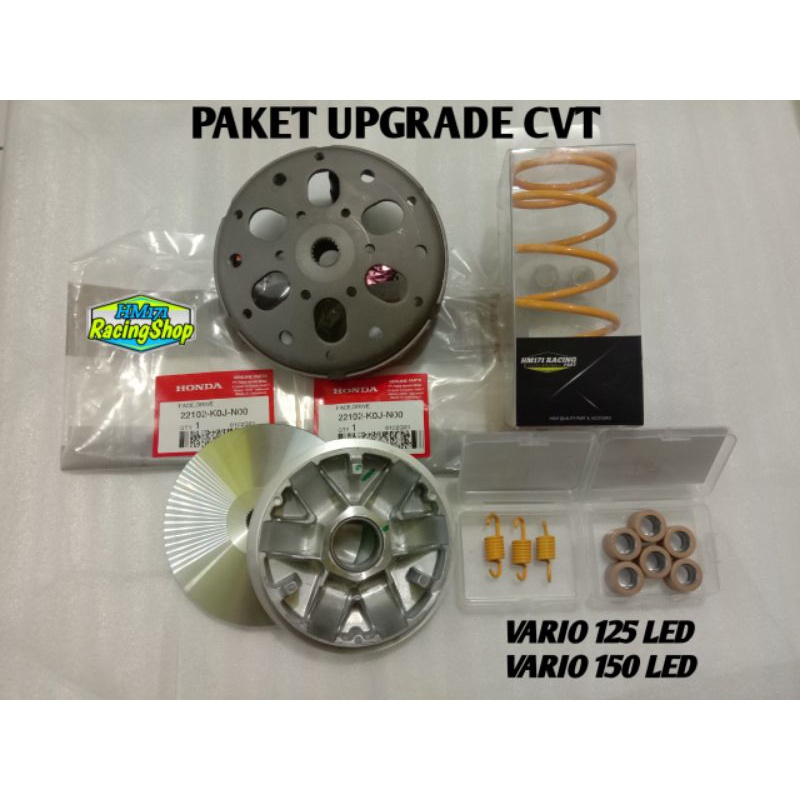 paket upgrade cvt full kirian bubut custom vario125, vario150