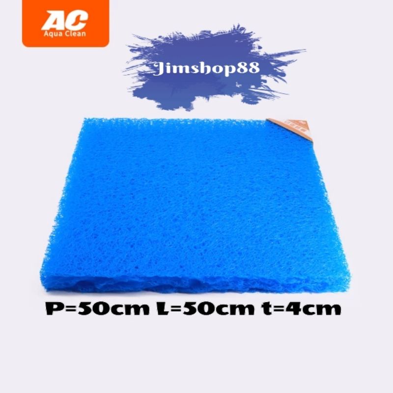 filter mekanik ac aqua clean japanese mat premium high quality size 50cmx50cmx4cm.