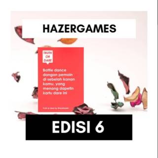 Kartu Truth Or Dare Edisi 6 By Hazergamez Shopee Indonesia