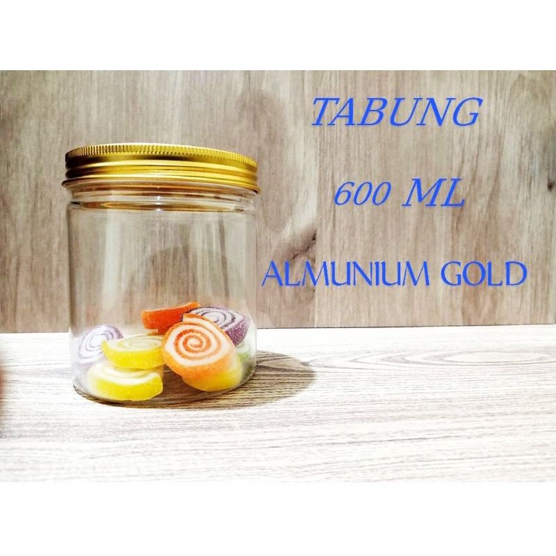TOPLES TABUNG 600 ML TUTUP ALMUNIUM