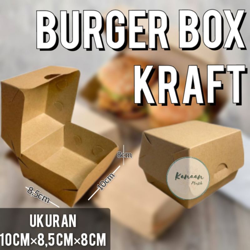 BURGER BOX/KRAFT BROWN/BOX BURGER