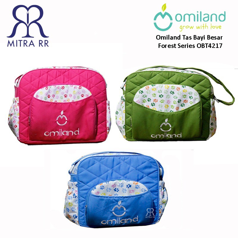 Omiland Tas Bayi Besar Saku Depan Samping Forest Series OBT 4217