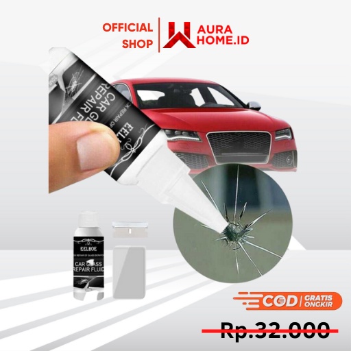 Resin Reparasi Kaca Mobil Retak Lecet Car Repair 30ml / Lem Reparasi Kaca Mobil Layar Hp Gores Retak