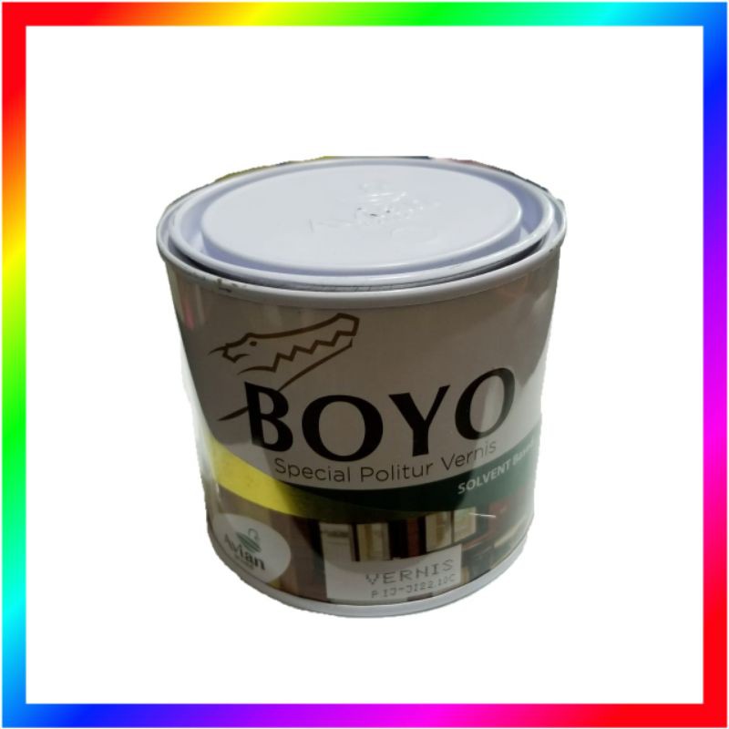 VERNIS BOYO SPECIAL POLITUR 1/2 LITER BENING CLEAR