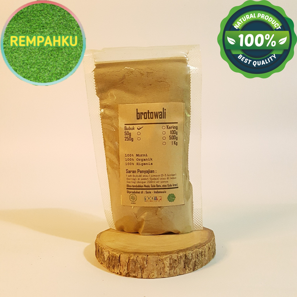 

BROTOWALI BUBUK 100gr - Tinospora cordifolia - MURNI - JSR - REM