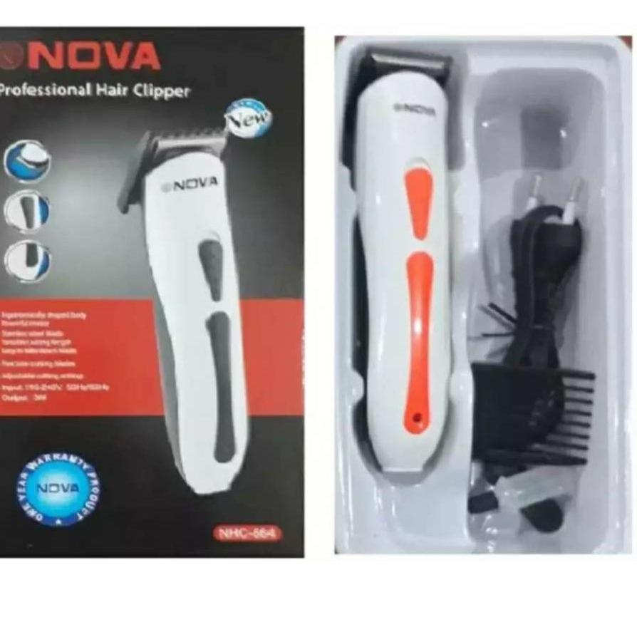➳ Alat Mesin Potong Pangkas Cukur Rambut Bayi Baby Anak Nova NHC 664 NHC664 NHC-664 Charger Clipper 