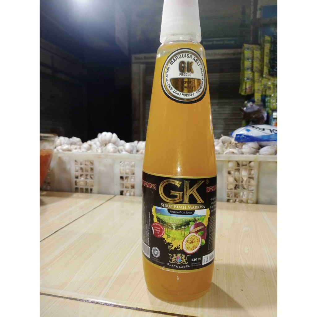 

GK Syrup Markisa Asli GK Black Botol 630ml