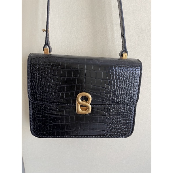 Audrey Bag Black Medium Buttonscarves