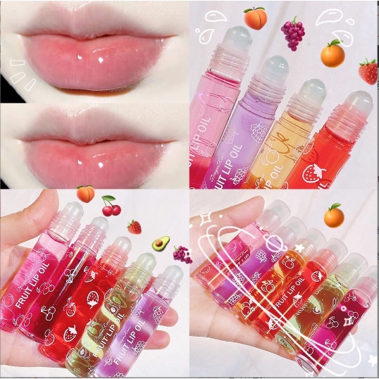 Original Single Natural Fruit Lip Oil/ Lipgloss Buah Bibir 8 ML