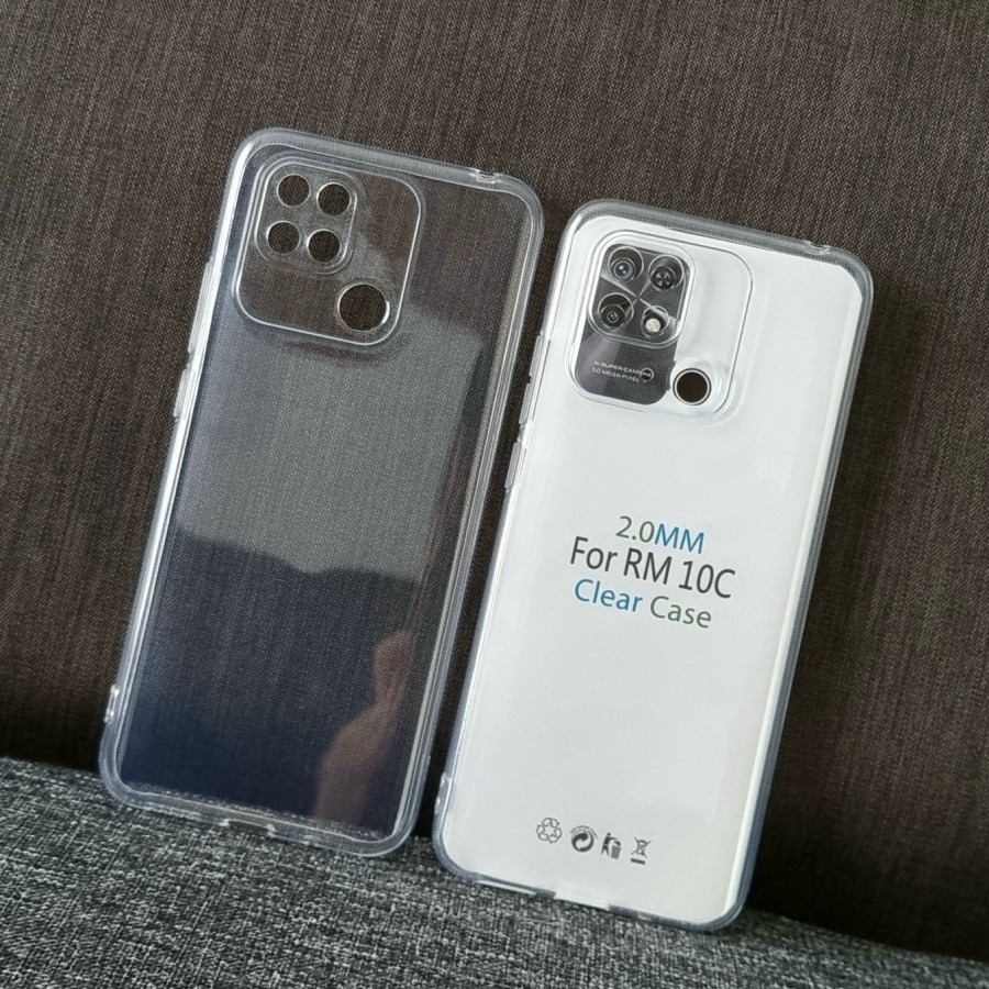 REDMI 10A REDMI 10C CASE HD BENING SOFTCASE 2MM SOFT CLEAR SILIKON KARET TRANSPARAN CASING PROTECT CAMERA COVER PELINDUNG KAMERA