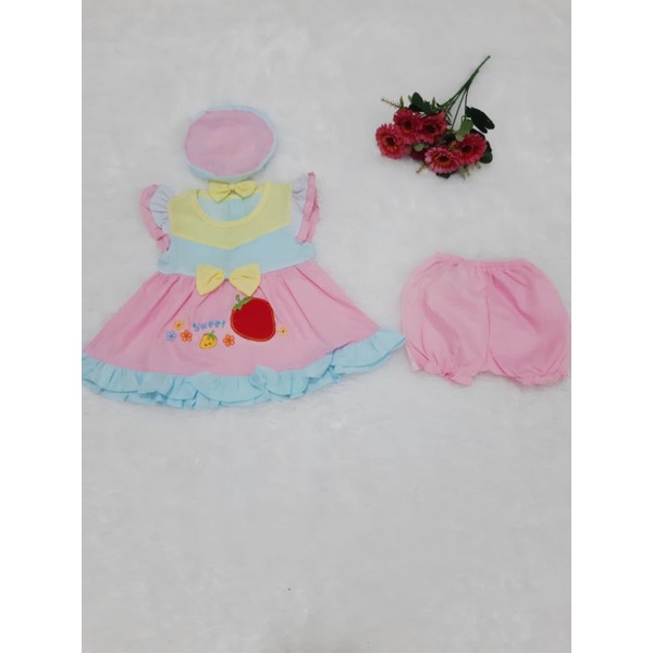 BAJU BAYI PEREMPUAN/SET BAYI PEREMPUAN/SET BAYI LUCU/SET BAYI MOTIF POLOS/SET BAYI MURAH