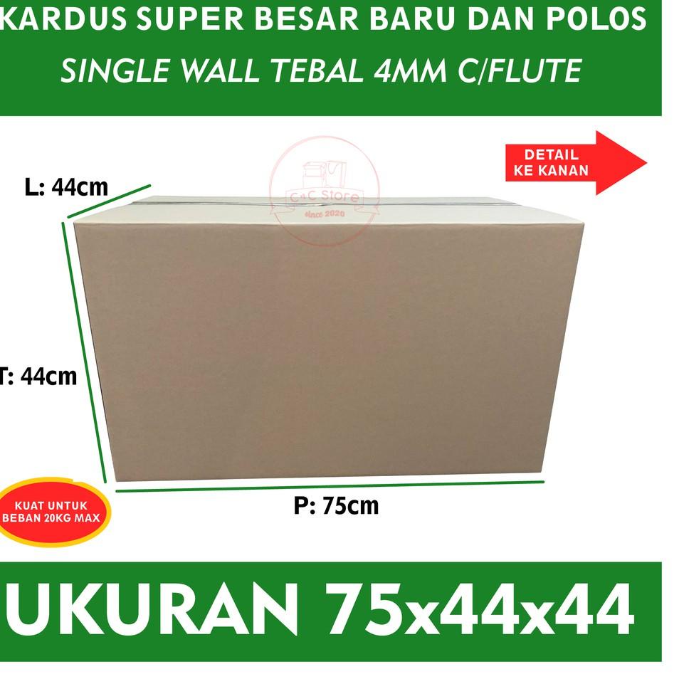 

☇ Kardus Karton Box Polos Corrugated 75x44x44 ✱