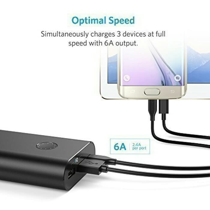 PowerBank Anker PowerCore+ 20100mAh Power Bank 20100 Mah USB - C Black [ A1371611 ]