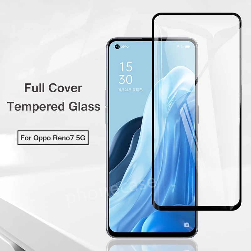 Pelindung Layar Tempered Glass Oppo Reno 7 5G Reno 7 Z 5G Paket 2 in 1