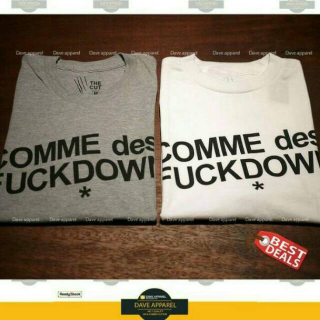 Kaos comme des fuckdown / tshirt