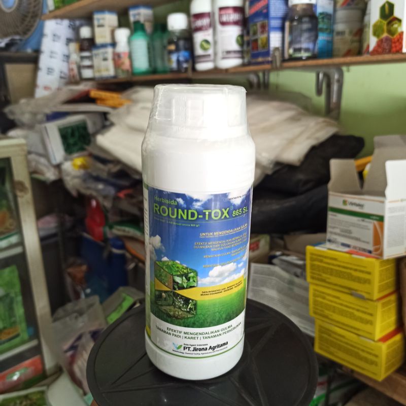 HERBISIDA ROUND TOX 865 SL 400 ML PENGENDALI GULMA BERDAUN LEBAR