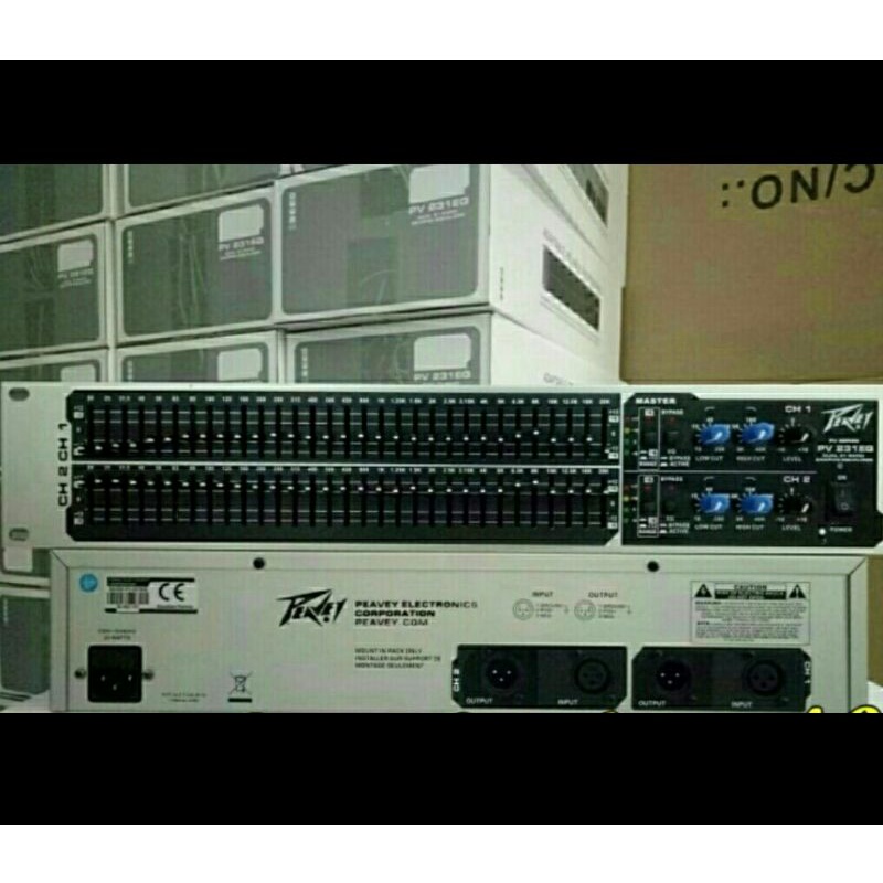 Equalizer Peavey PV-231 EQ Dual 31 Band