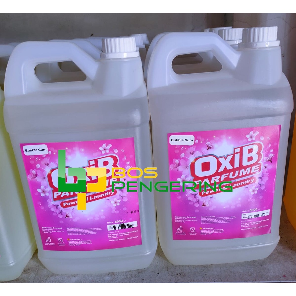 Pewangi Pakaian Laundry - OxiB Parfume Aroma Bubble Gum 5 Liter Wangi Tahan Lama Berkualitas