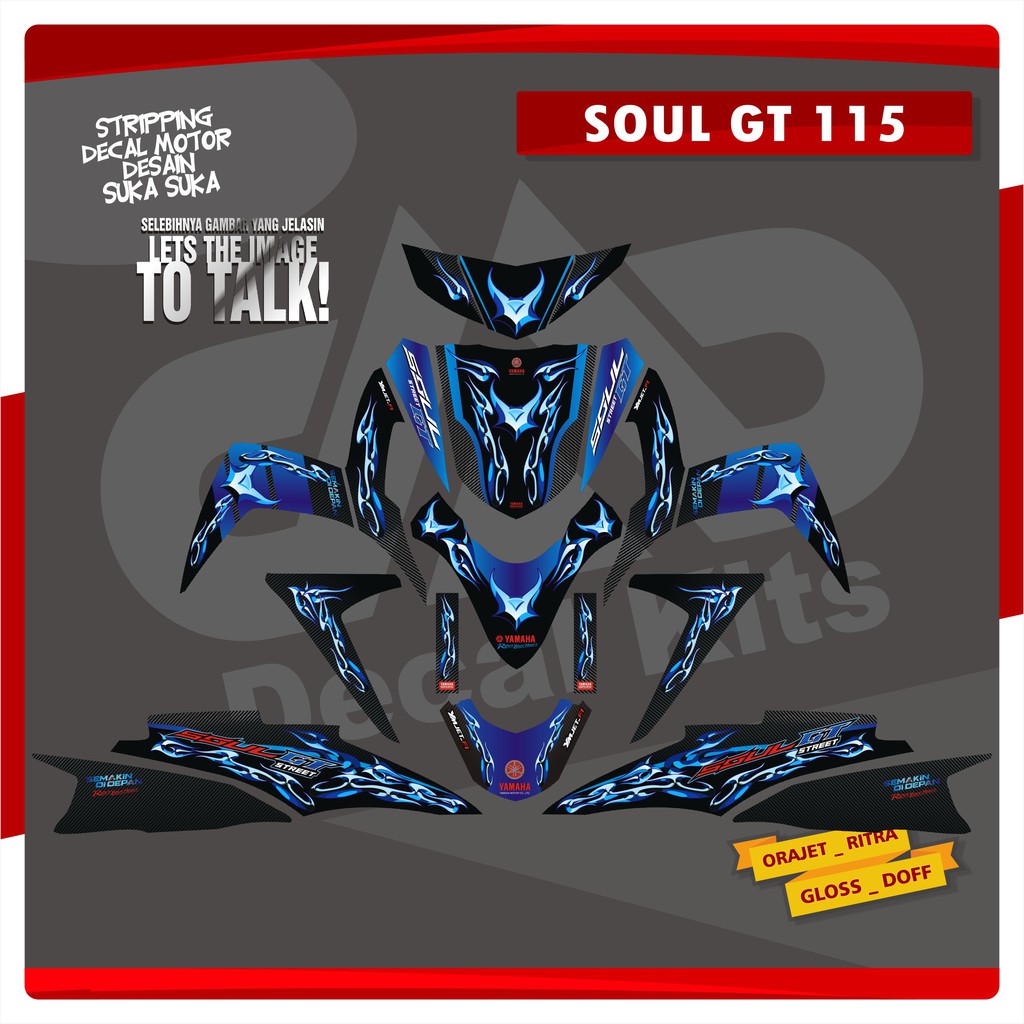 stiker soul gt decal soul gt stiker mio soul gt decal mio soul gt stiker soul gt 115 TRIBAL
