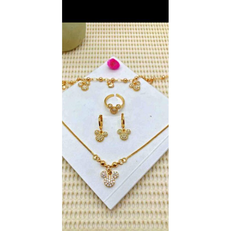 set perhiasan anak bahan koin 91