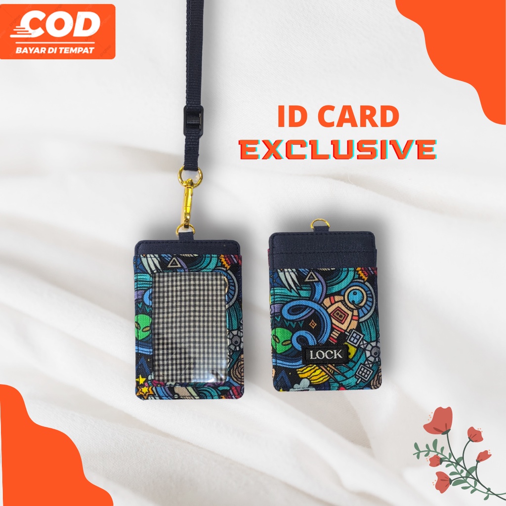 

Gantungan ID CARD Hanging Wallet Kasual Anti Air Dompet Kartu Kalung Gantung Leher Mutifungsi Pria Wanita MF12
