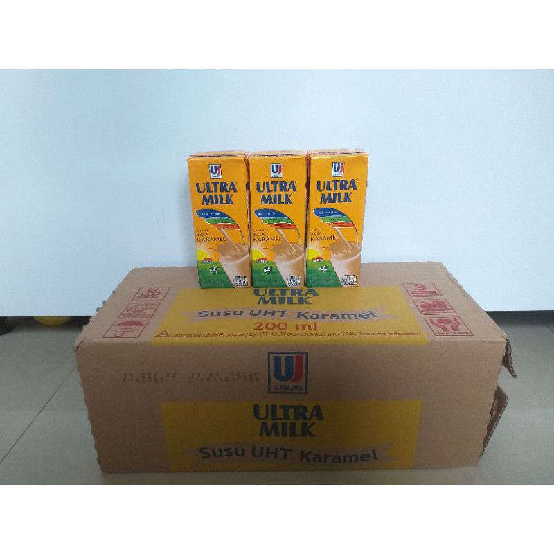 

Susu Ultra Milk Rasa Caramel 200 ML 1 Dus