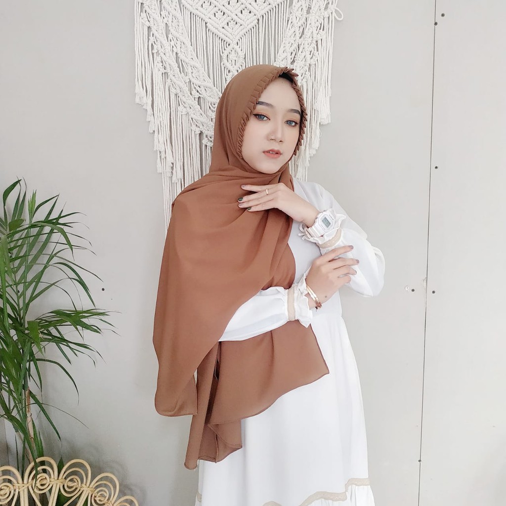 Pashmina Instan Chayra Lipit Pashmina Diamond Instan-CHAYRA COFFE