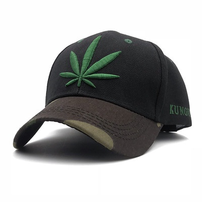 Topi Baseball Motif Daun Maple Sombrero Gaya Hip Hop Untuk Pria Dan Wanita